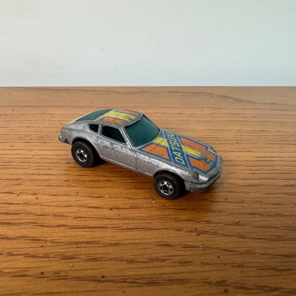 Hot Wheels Z Whiz Datsun 240Z Silver 1976 Mattel‎ Hong Kong Vintage Diecast Car
